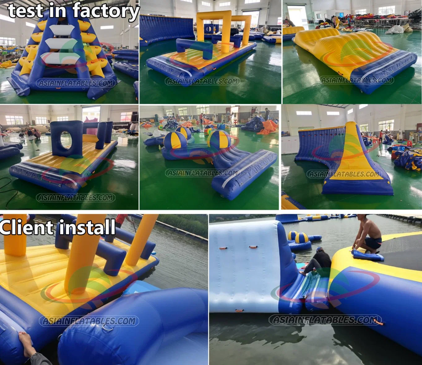 Large Inflatable Floating Sea Inflatable Water Park for Resort Lake Ocean