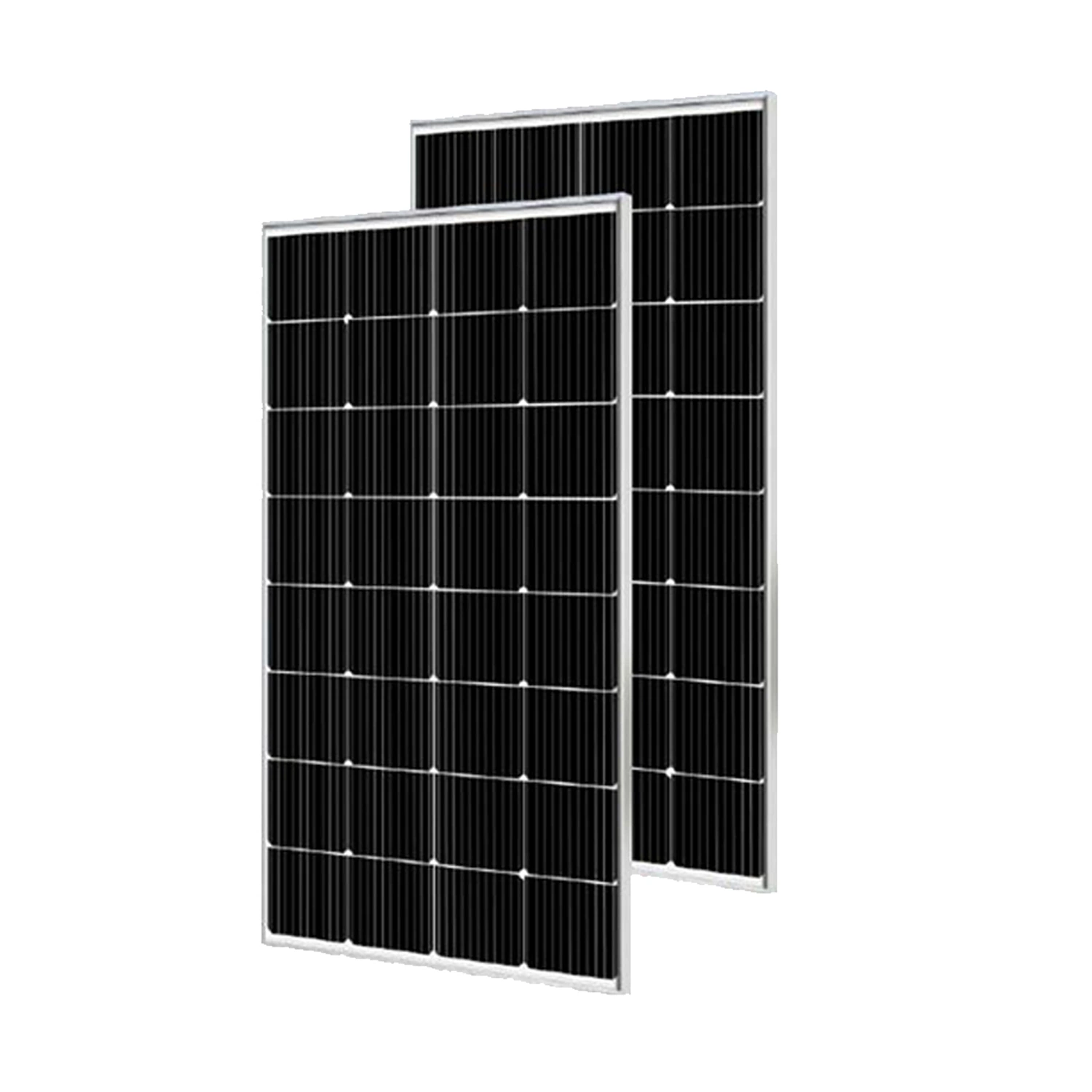 Los paneles solares marco negro la pantalla completa mono de media celda 405W 410w sistema de montaje en riel panel solar de 415W 420w