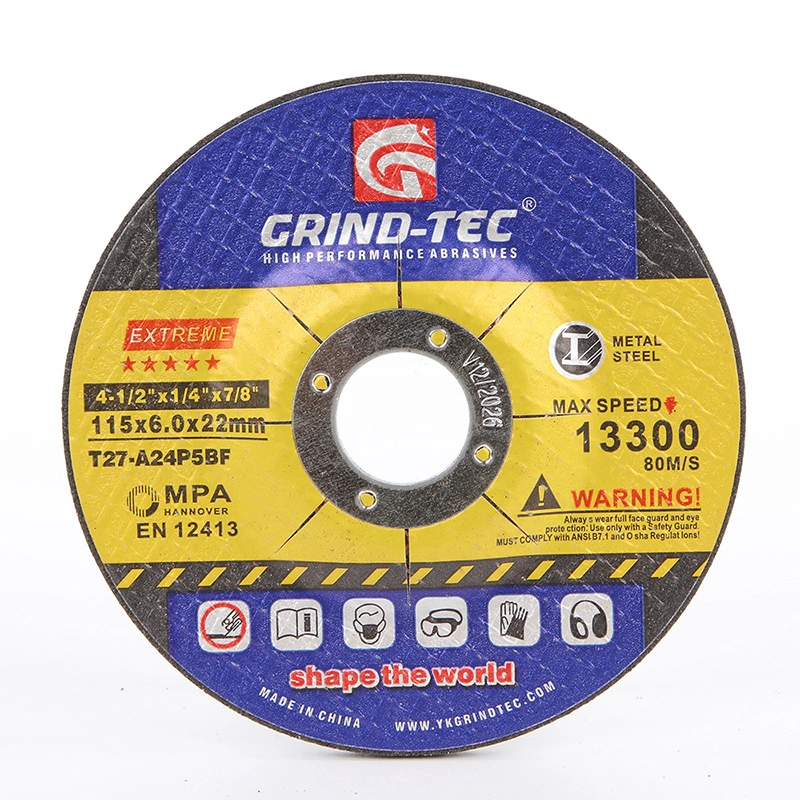 4.5" 115X6X22.23mm Grinding Wheel for Inox/Metal