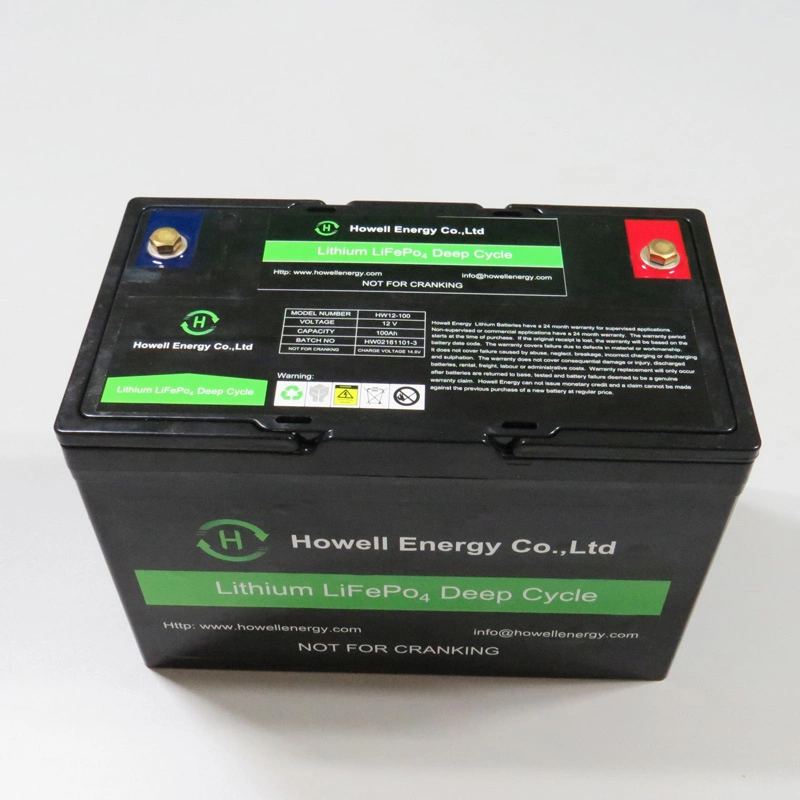 Глубокую цикла LiFePO4 Batterie литий-ионный 12V 100Ah Bluetooth Smart Battery