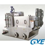 Water Treatment System Continous Operation Screw Press Filter Sludge Dewatering Equipment