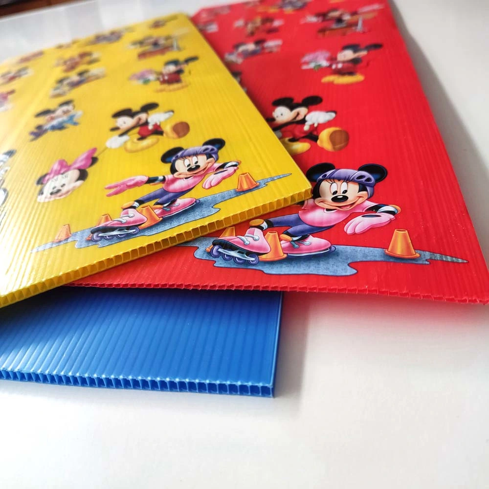 New Arrival Colour Coroplast PP Hollow Corrugated Plastic Sheet