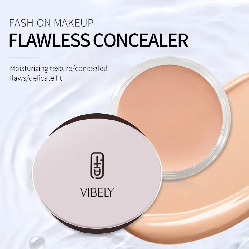 Al por mayor Moisturizing Waterproof Sweat Proof Natural Whitening Acne Concealer Foundation, excluyendo Freight