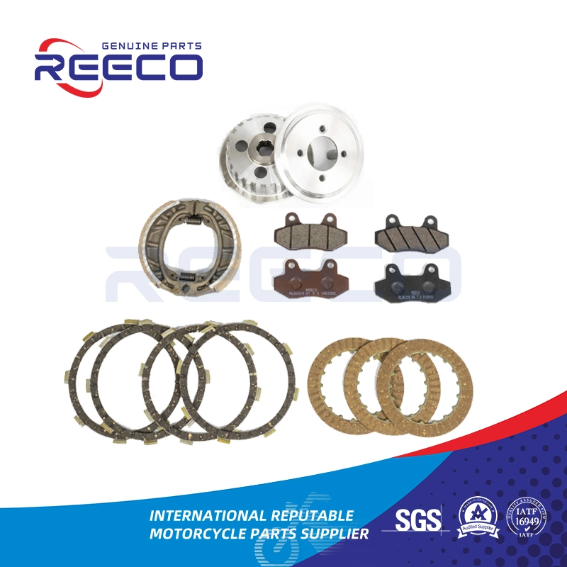 Reeco OE Quality Motorcycle Brake Shoe for Honda Titan Traseiro 00-16 Lead Dianteiro 83-16 Biz100 125