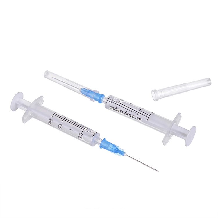 Two Parts Disposable Medical Syringes 2ml, 3ml, 5ml, 10ml, 20ml