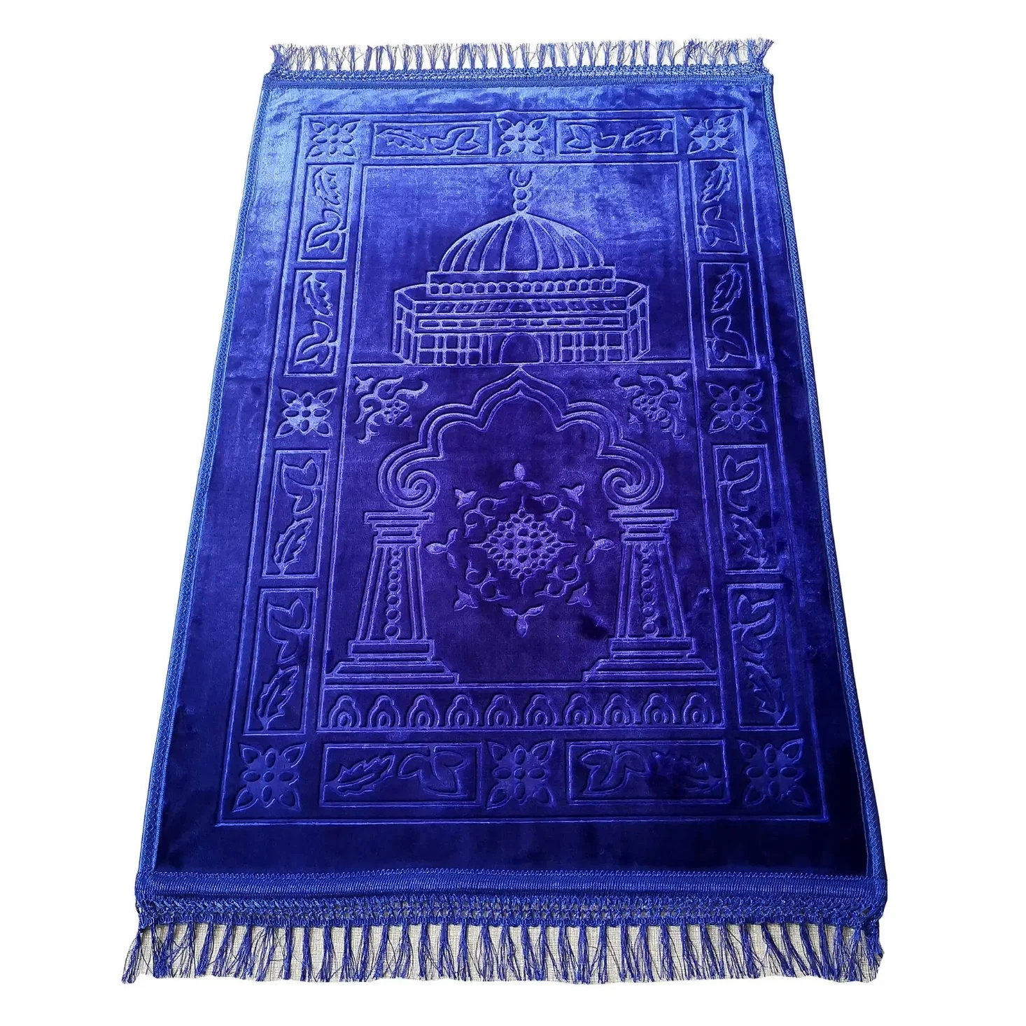 Oración de forma especial de alfombra con esponja confortable estera de la oración con el diseño de Emboss