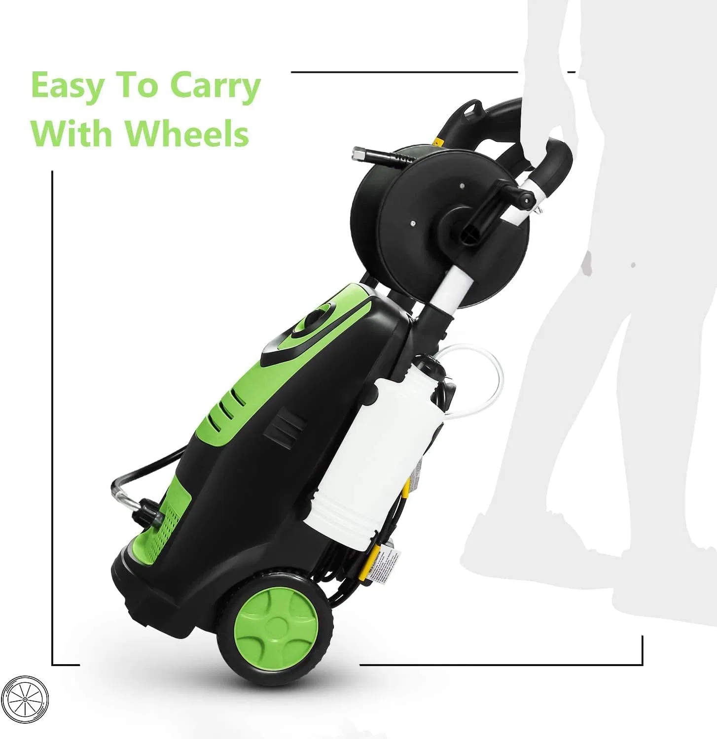 Pressure Washer Electric Pressure Washer 1800W Portable Pressure Washer Car Washing Machine with Spray Gun