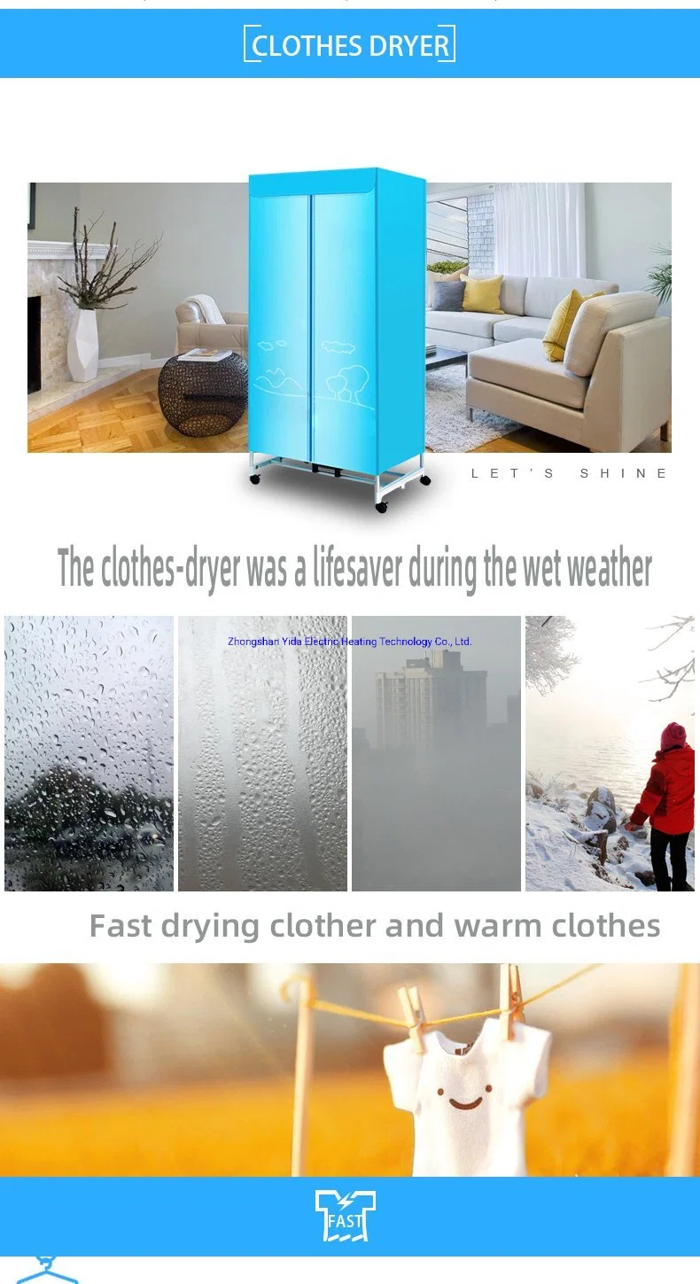 Household Electrical Appliance New Product Circular Quick Dryer Baby Clothes Drying Mini Clothes Dryer