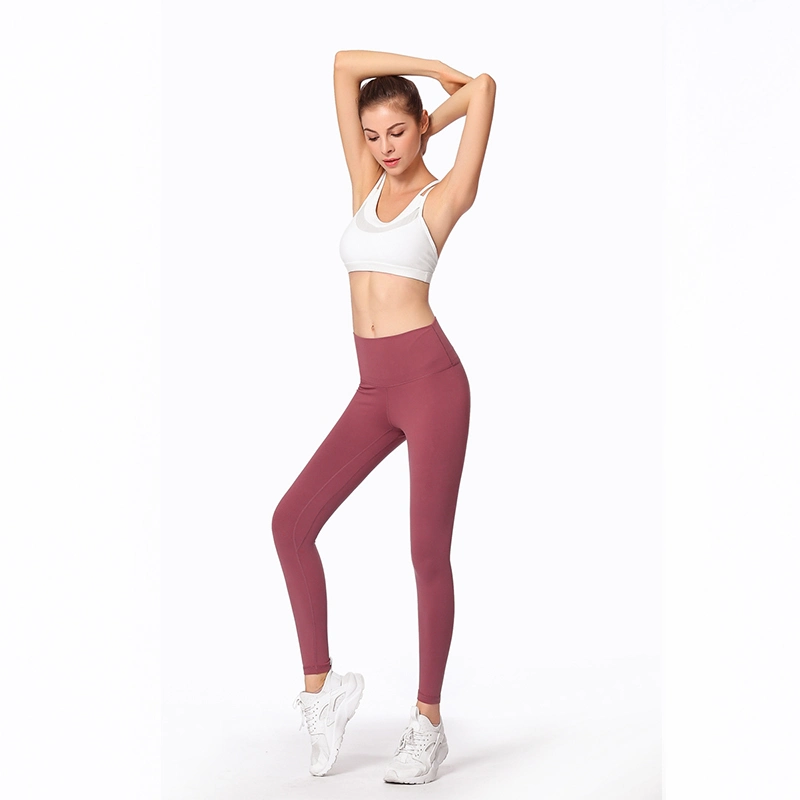 Venta caliente Active Wear Yoga perfecta Leggings en cuclillas la prueba de la mujer niñas pantalones de yoga