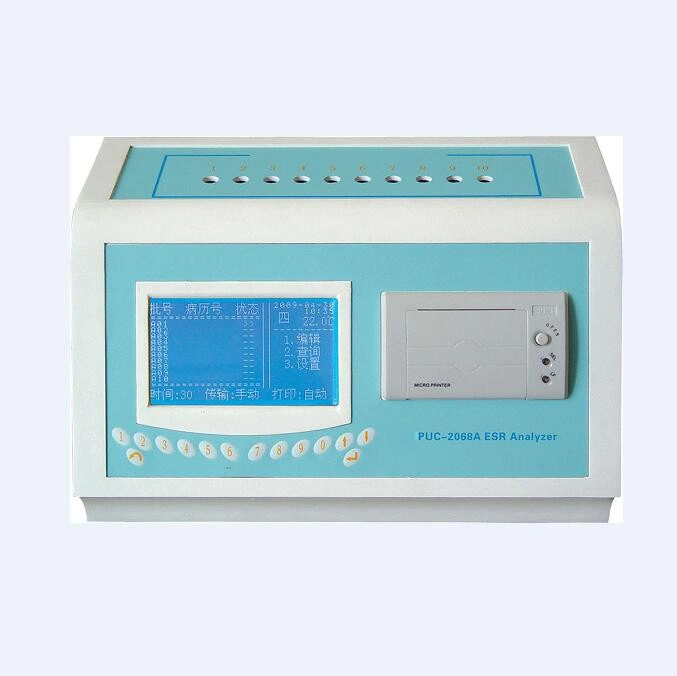 Puc-2068A Medical ESR Dynamic Analyzer with LCD Screen