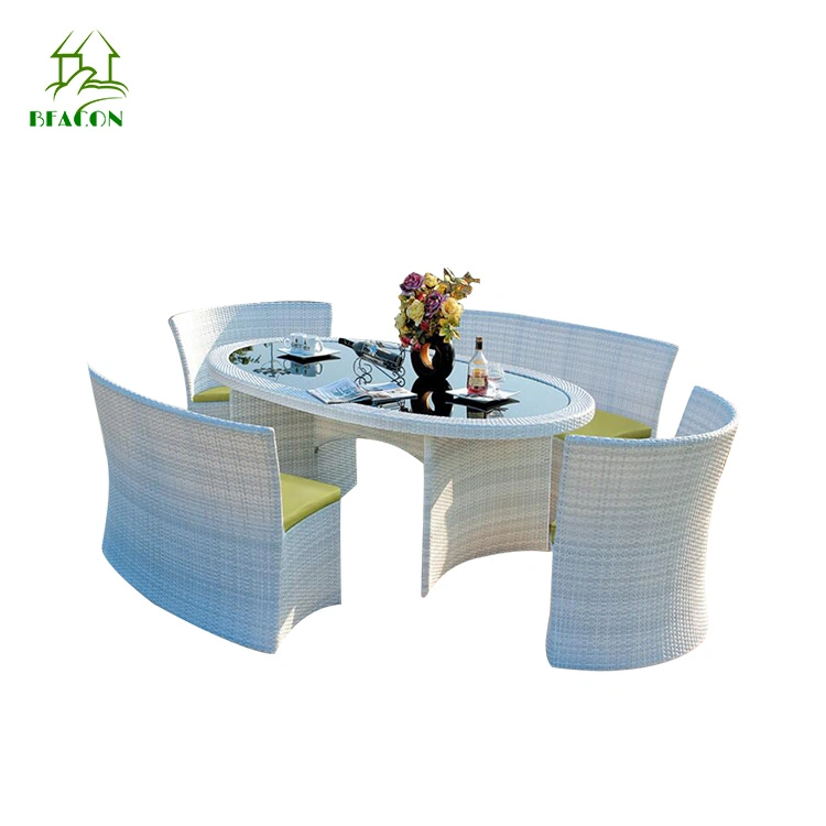 Garden Patio Furniture Outdoor Rattan Furniture Hotel Restaurant Chair Dining Furniture Set