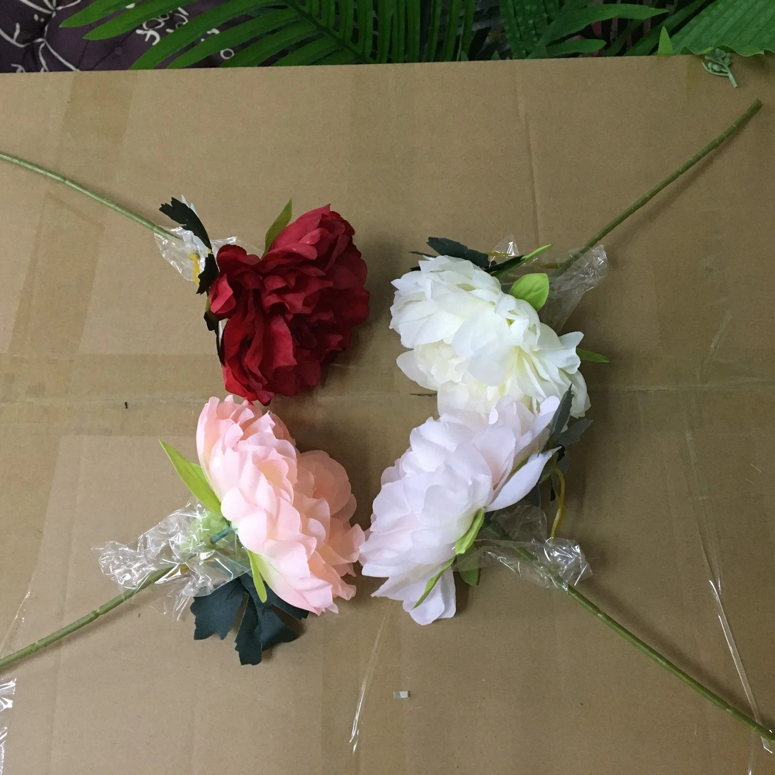 30cm Bulk Flowers Artificial Flowers Peony for Home Wedding Decorative