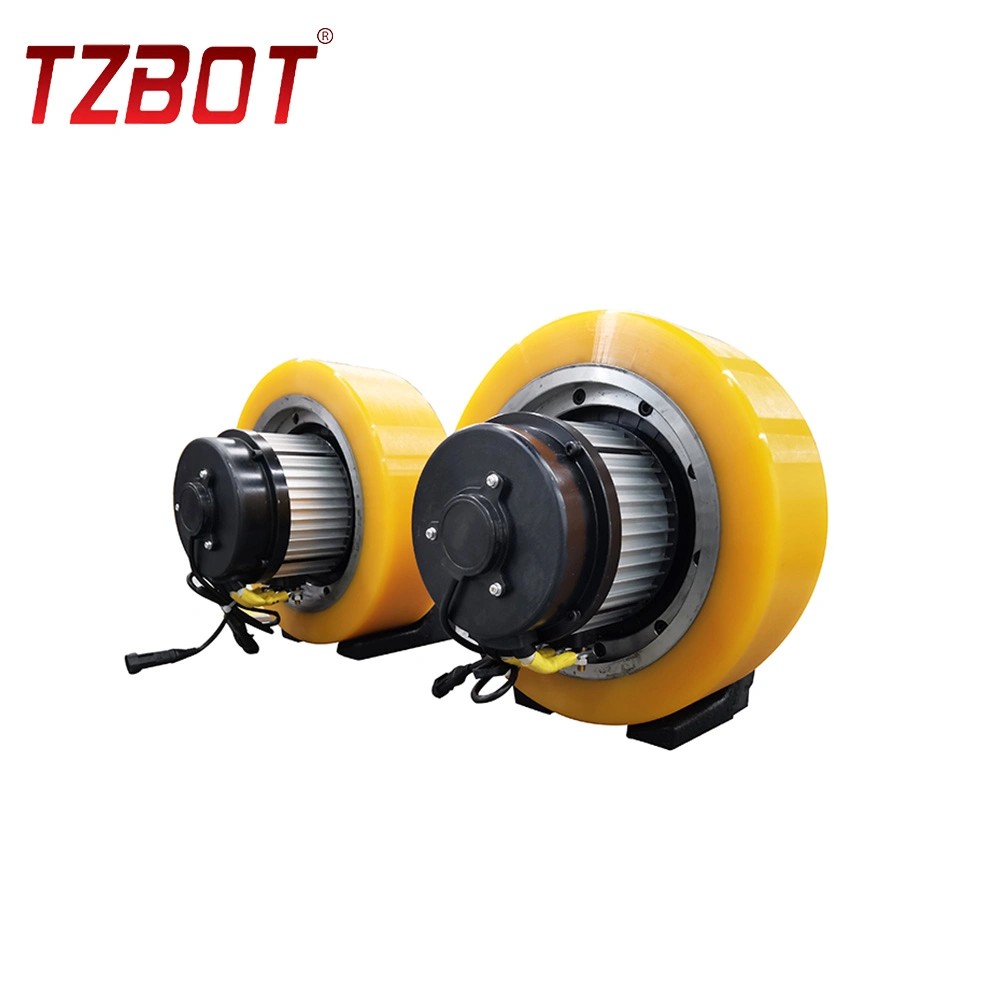 Robot Accessories Agv Driving Wheel 1500W 24V Motor PU Driving Wheel with 1000kg Load for Agv Large Capacity Automatic Electric Industry Robot (TZ30-DA15)