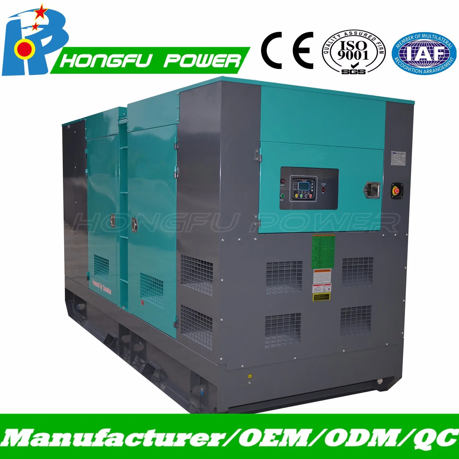 Prime 350kVA Standby 385kVA Silent Electric Power Generation with Cummins Engine