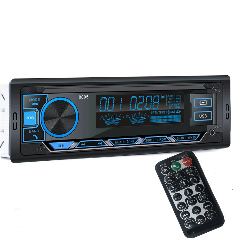 Автомобильный аудио FM-радио MP3-плеер ЖК-дисплей с пультом дистанционного управления Управление