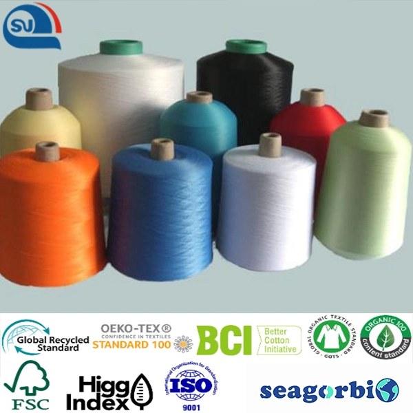 High Filament Thread POY Cotton with Cooper Filament Filament Yarn 80/20 Core Lycra Pet Brush Filament Pet Monofilament Polyster (Oeko-tex100/GRS/Biodegradable)