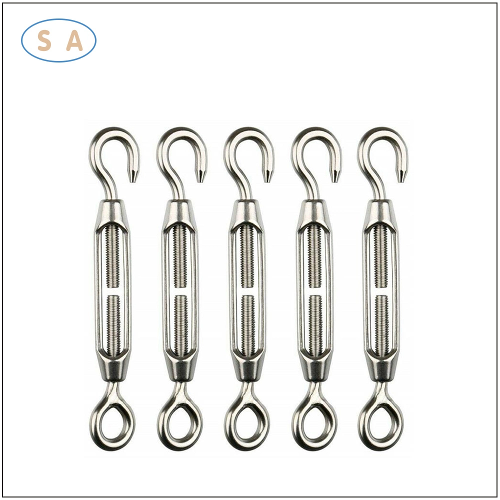 Hot Selling JIS Standard Stainless Steel 304/316 Turnbuckle with Eye&Hook