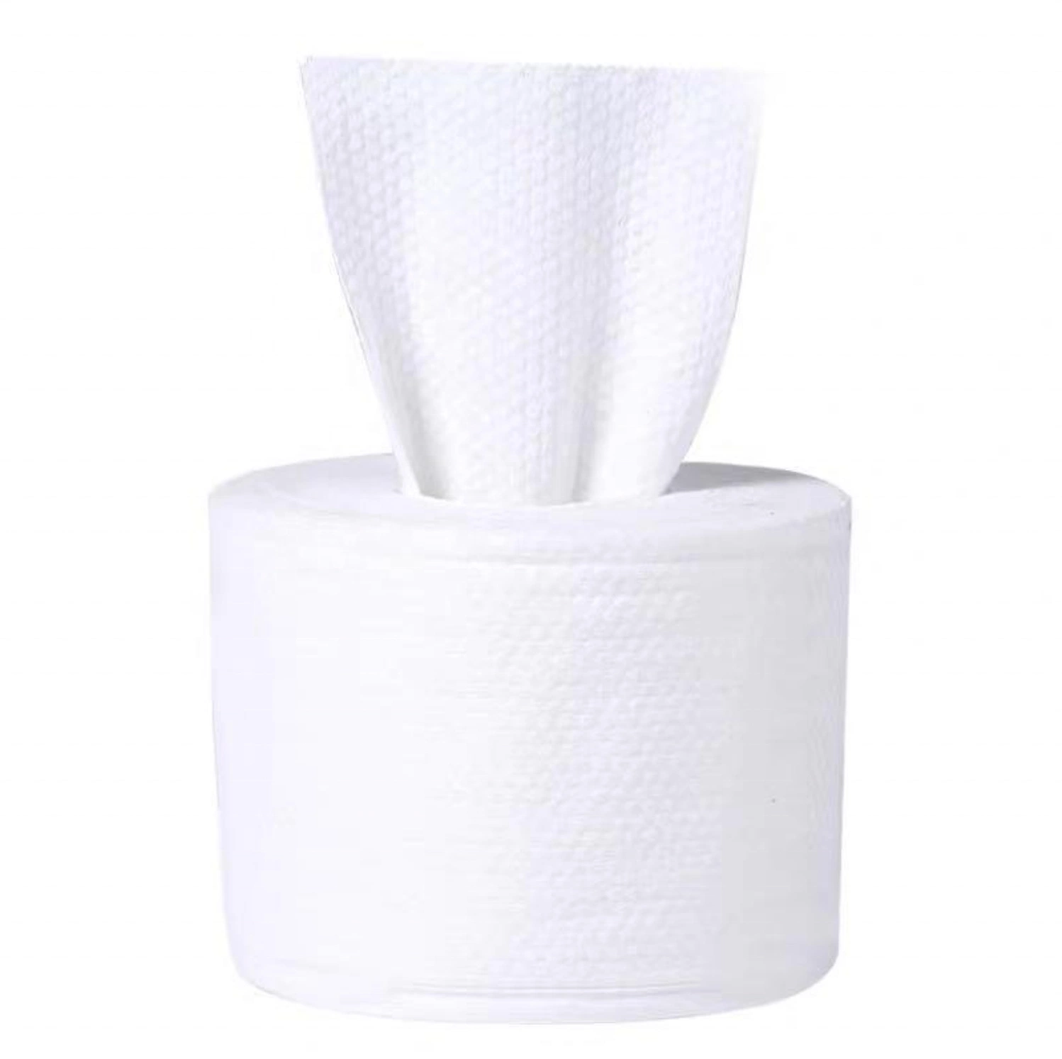 Portable Disposable Wet and Dry Dual Use Facial Tissue Disposable Washcloth Facial Towel