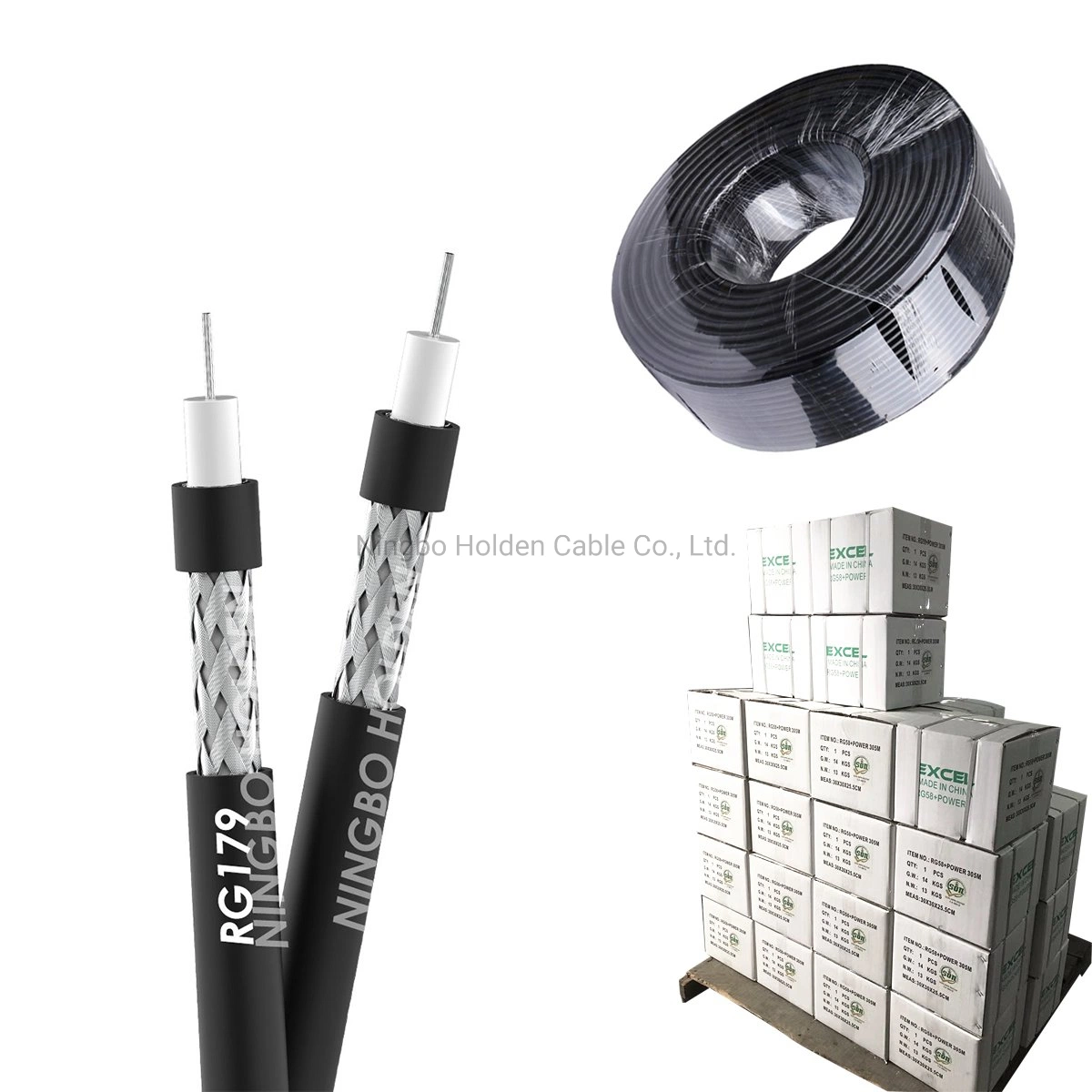 CCTV CATV Kabel Rg58 Rg59 RG6 Coaxial Cable Kablo Wire