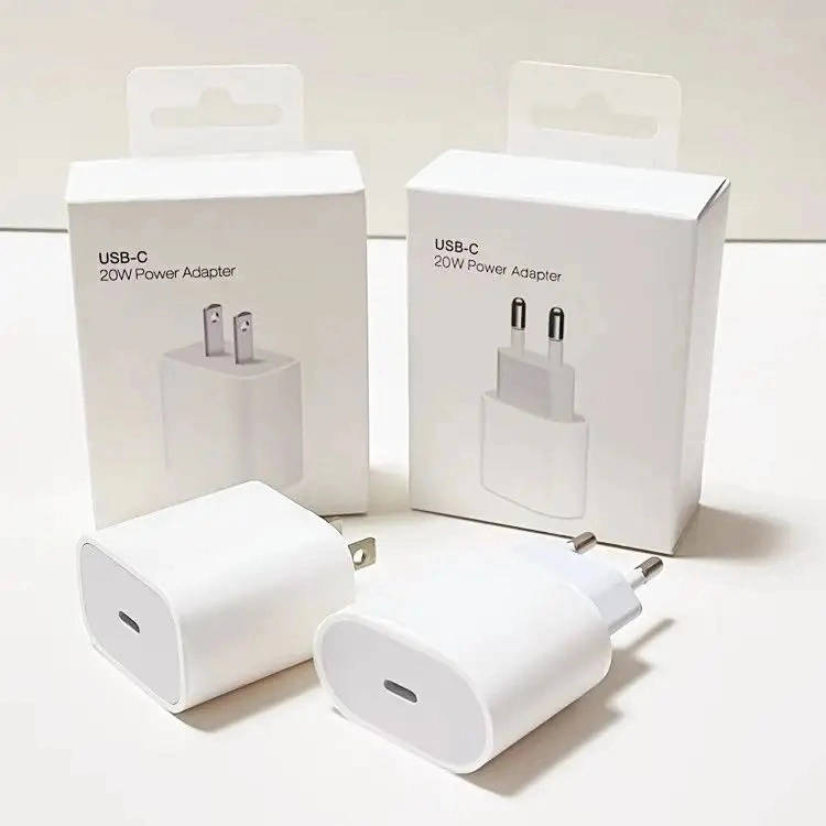 Us Plug USB Type C 20W Pd Wall Charger Type-C 20W USB-C Power Adapter for Phone 15/14/13/12/11 Fast Charger