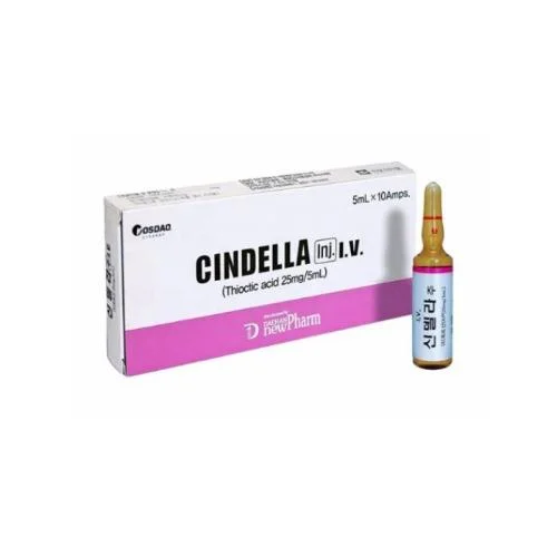 Cindella Injection d'acide thioctique 25mg/5ml Vitamine C Glutathion