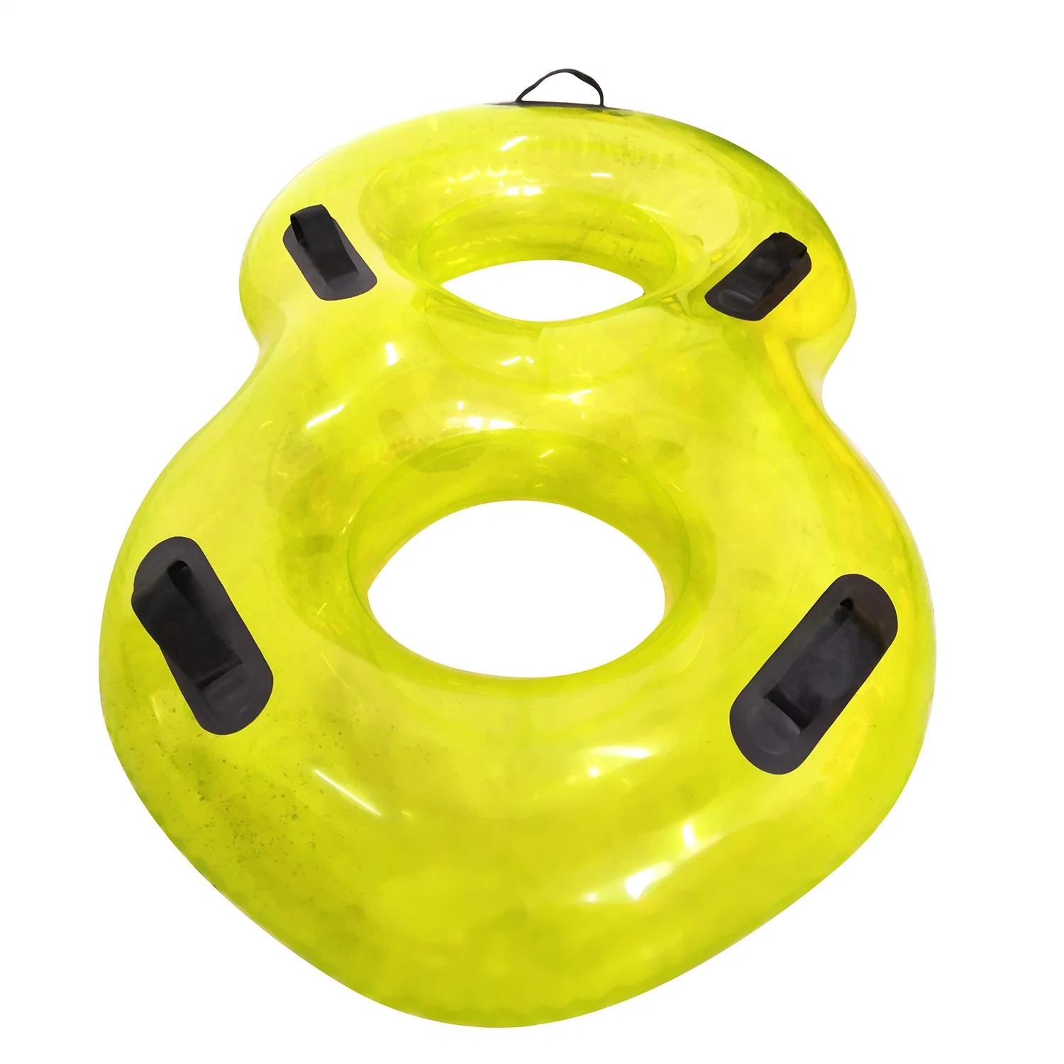 Dfaspo 42''waterpark Equipment Swimming Tube Water Park Inflatable Round Heavy Duty Rafts Floating Rivertransparent Airtubes 8 Shape Amusement Park Water Slides