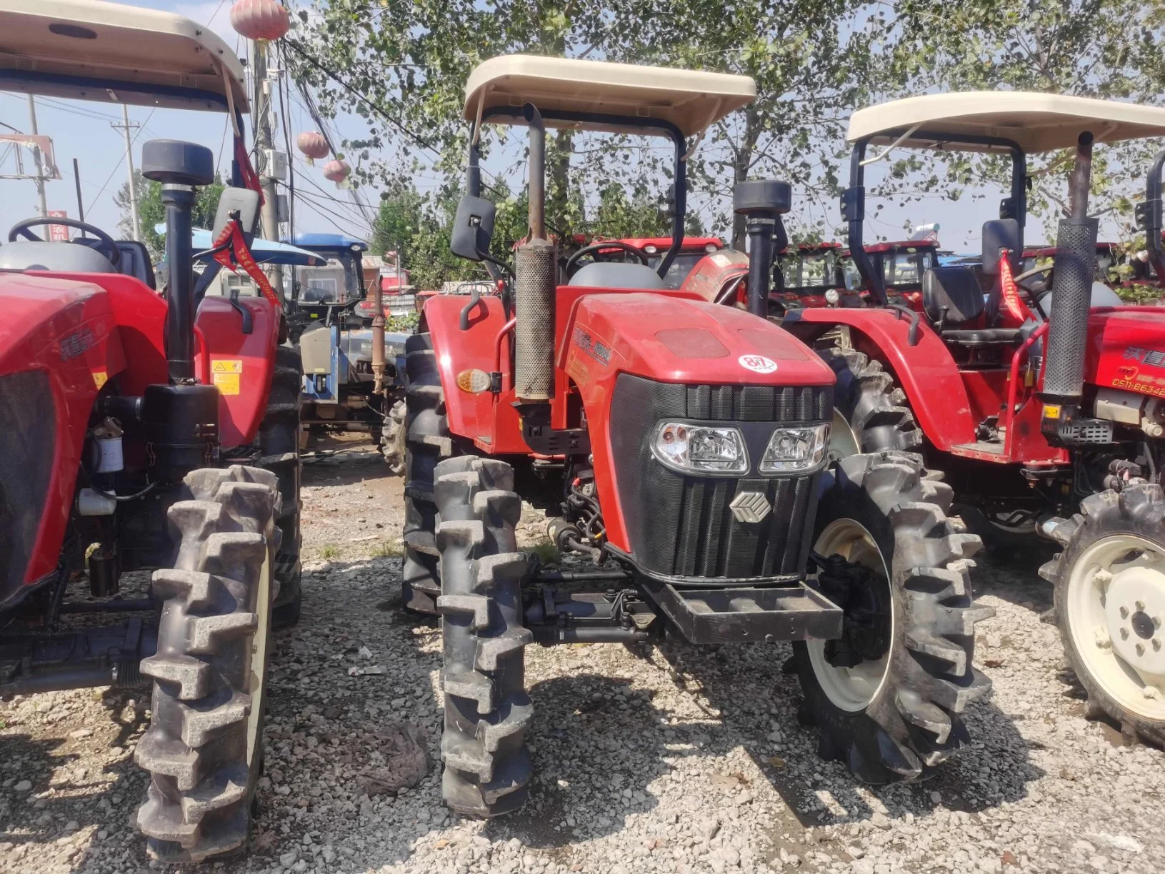 Agricultural Machinery Wd 704 804 Small 4 Wheel Drives Compact Used Tractors for Sale