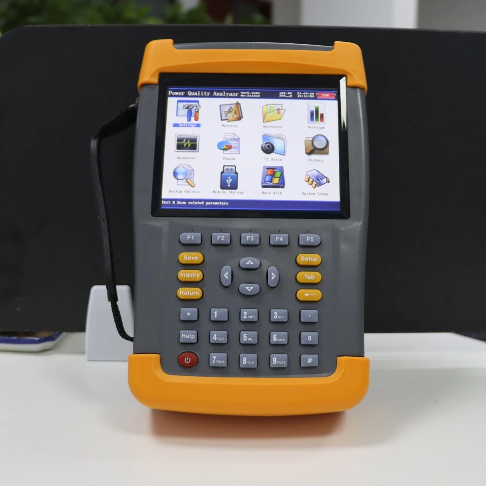 Handheld Three-phase Power Quality Analyzer Calibration Equipment / Energy Meter Field Calibrator Power Energy Meter