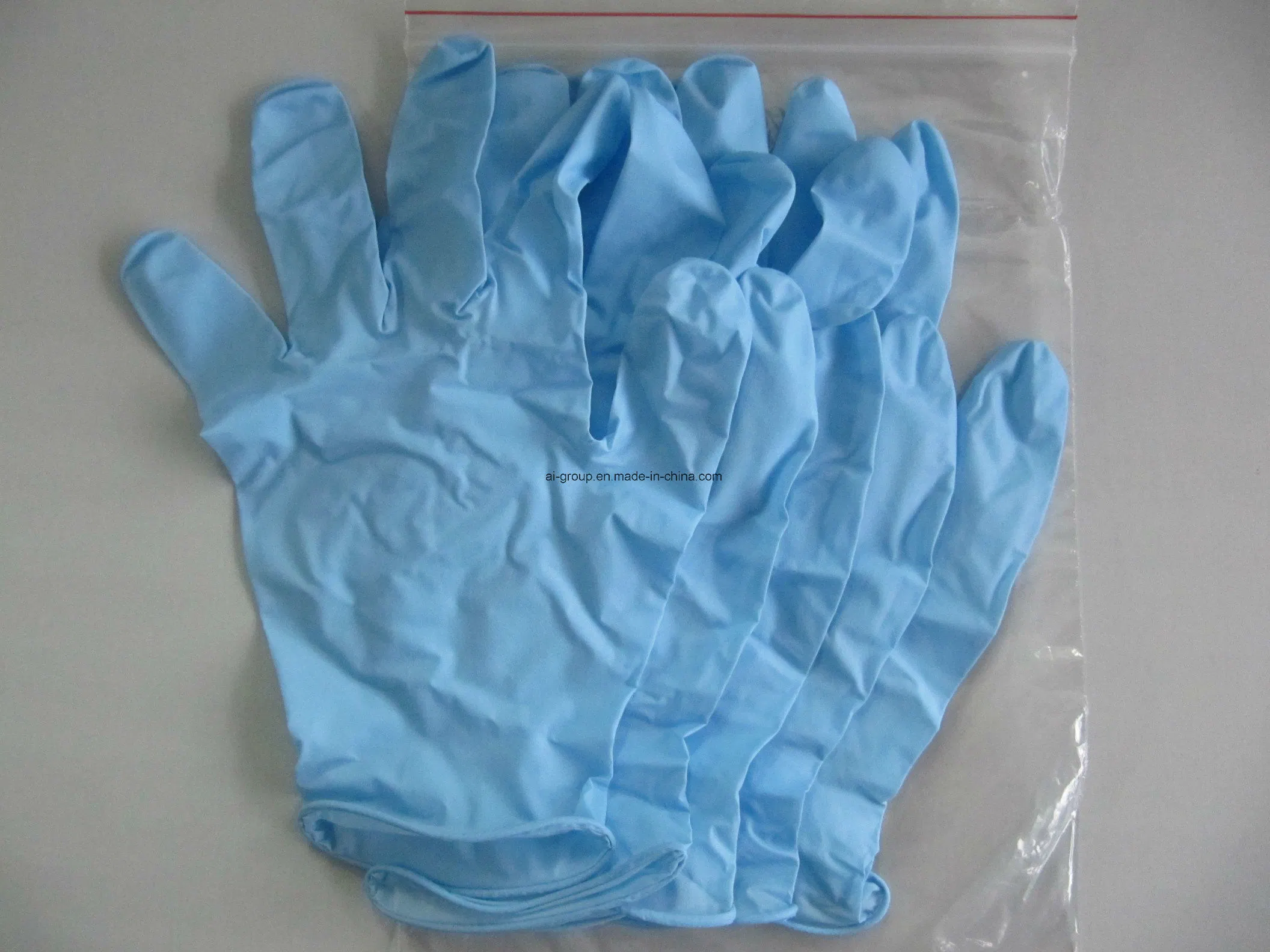 Guantes de protección desechables de nitrilo, látex, vinilo, examen de seguridad, PVC, goma con relieve