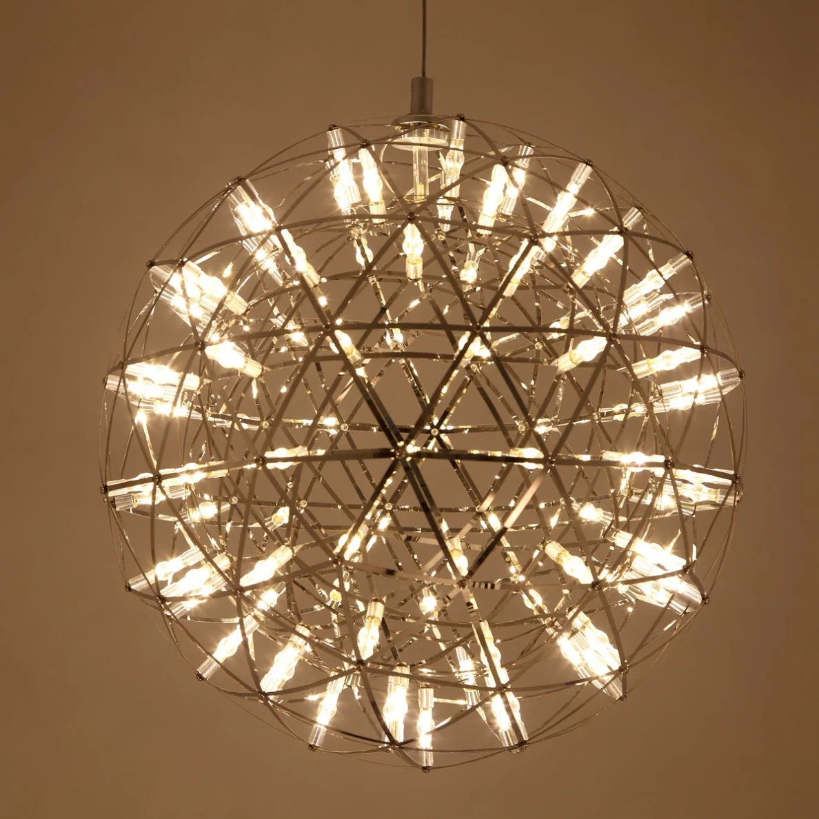 Raimond Stainless Steel Sphere Suspension Pendant Lamp