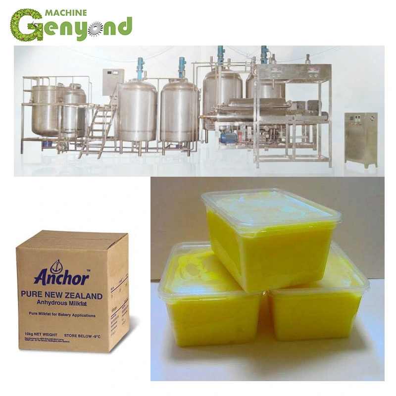 Gyc Afm Anhydrous Thickened Milk Fat Cream Butter Oil Complete Production Processing Line 200L Aseptic Filling Plant Equipment Machine