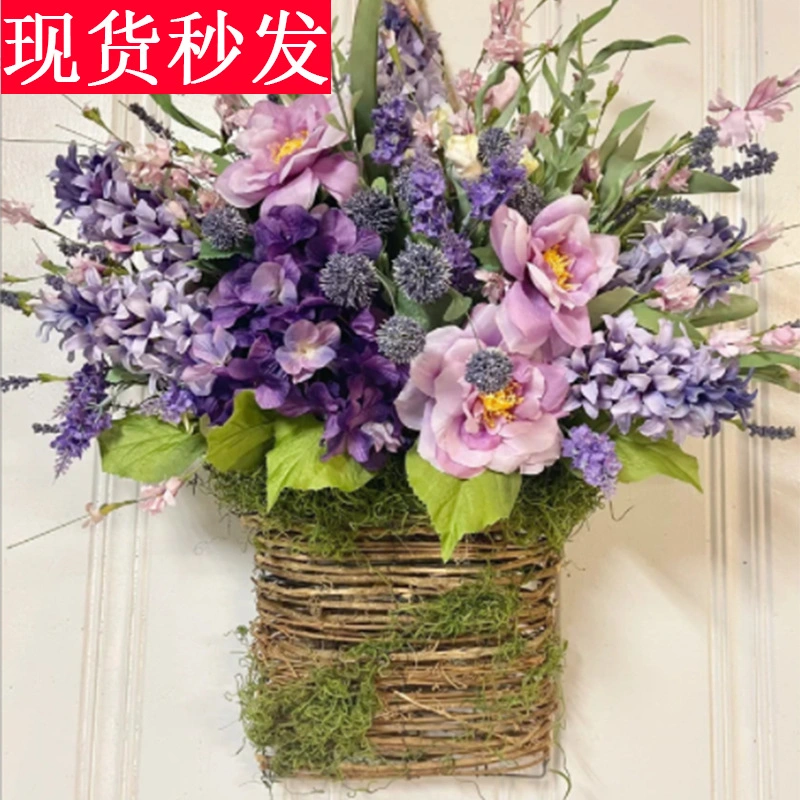 Lavender Basket Mother's Day Artificial Flowers