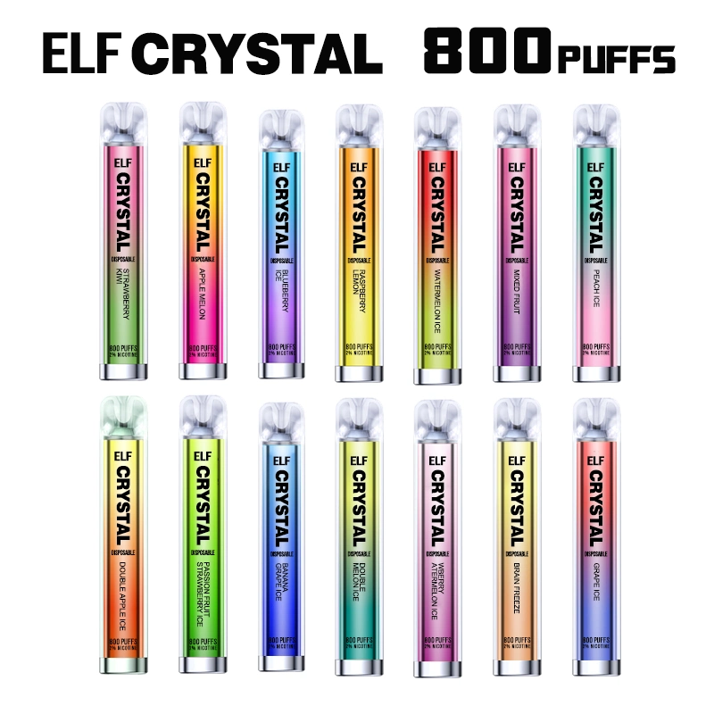 Tpd Approved UK EU Suitable Vapsolo Crystal Bar Lost Vapor Puff Stick Mary 600 800 Puffs Pen Style E Cigarette