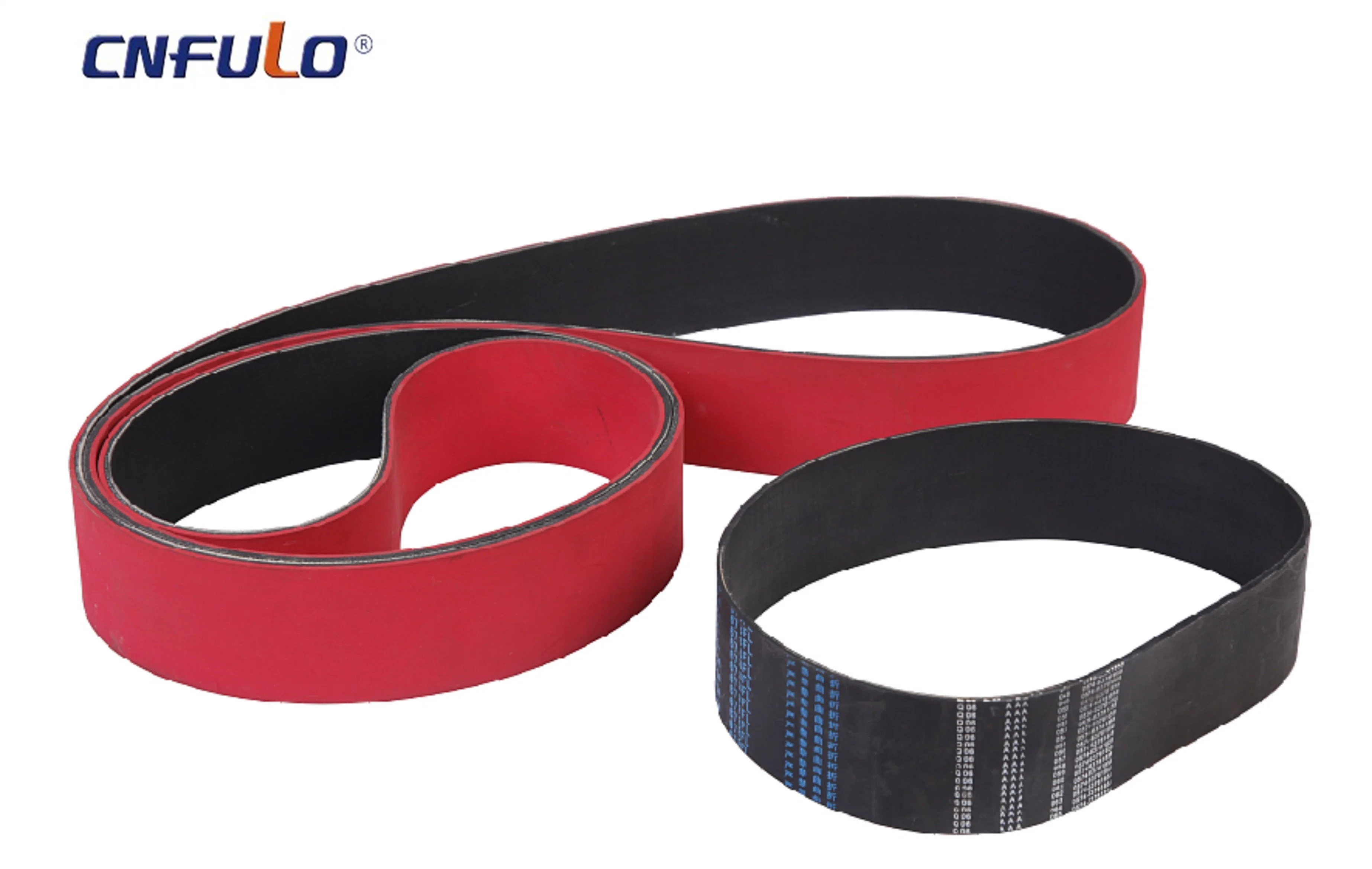 OEM Standard Red Rubber Coated Timing Belt for Vffs Packing Machines