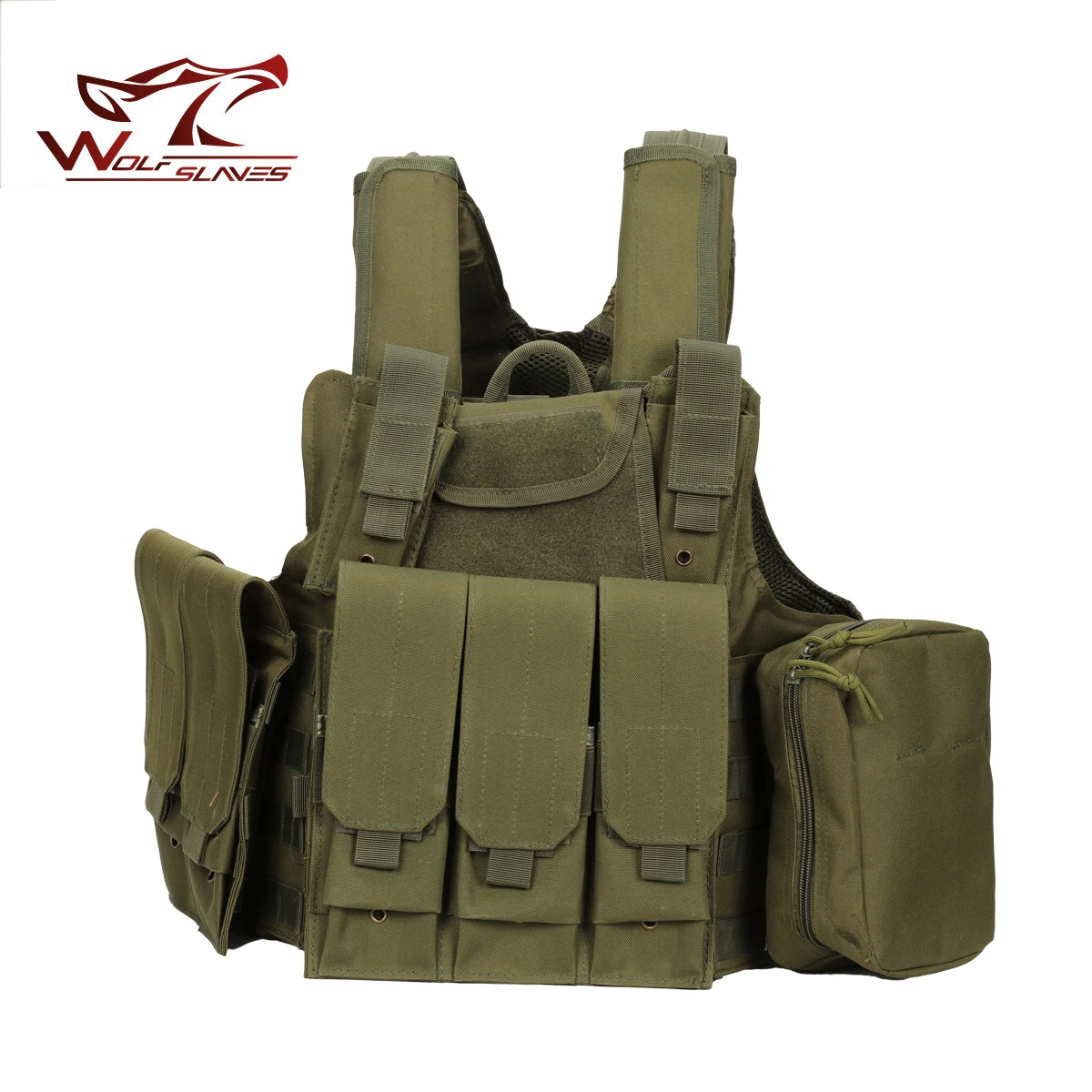 Custom Outdoor Training Military style Molle System Special Camouflage Belt Magazine Bag Tactical Vest