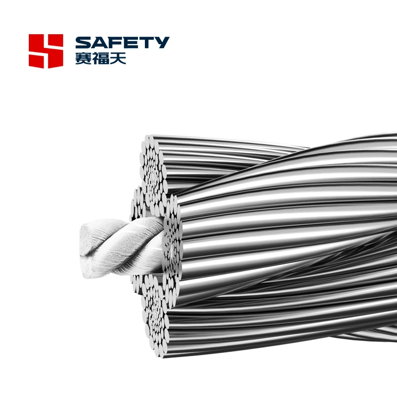 Electro/Hot Dipped Galvanized Zinced Steel Core Wire Rope 4V*39 18/20/22/24/26/28mm Shaped Strand Cable for Travelling & Cantilever Crane Supplier