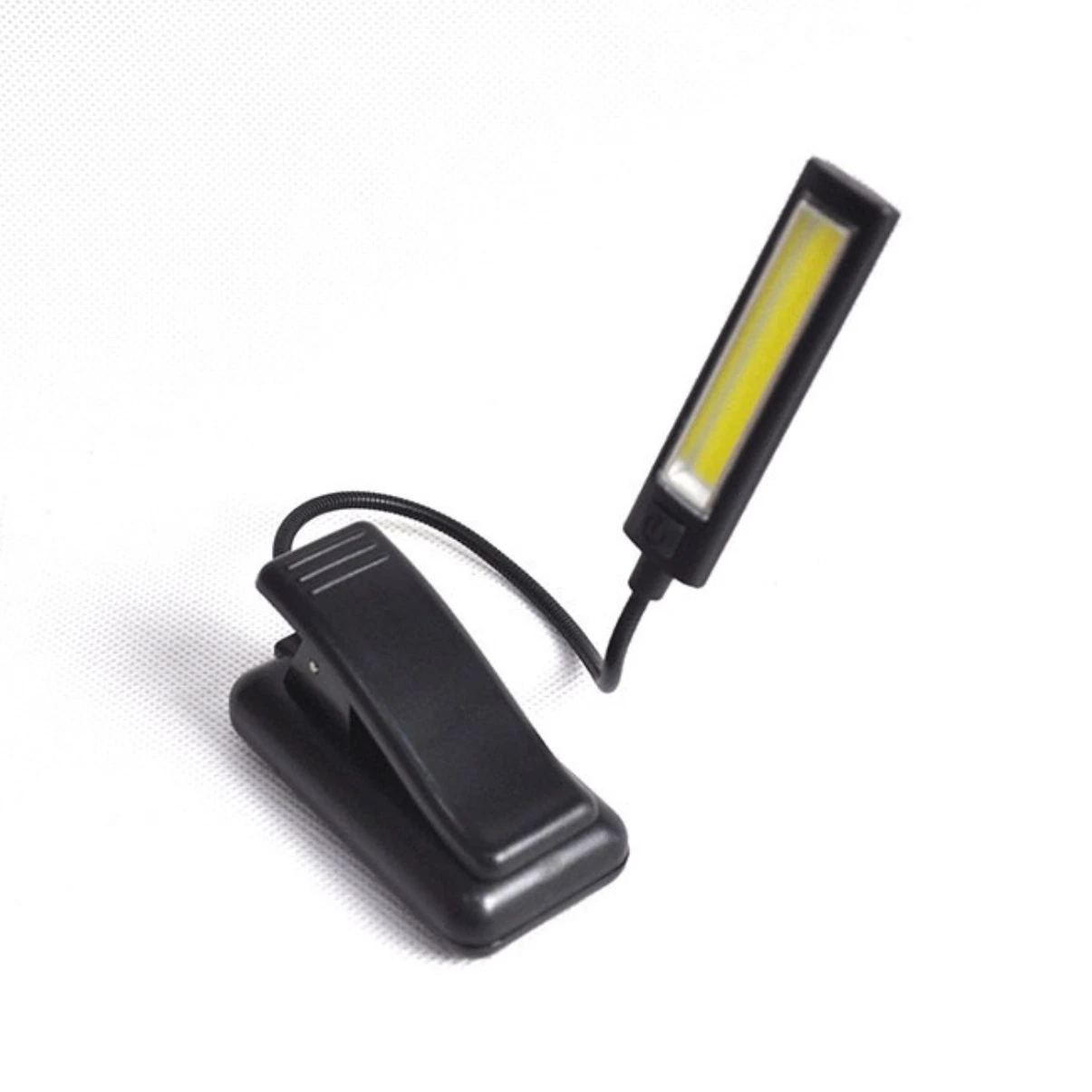 Clip COB Promotion Book Light with flexible Neck