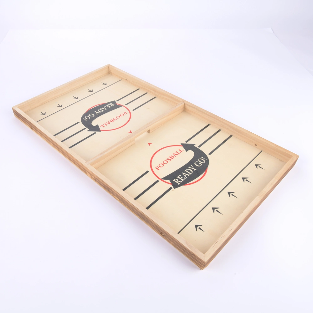 Fast Sling Puck Game Wooden Hockey Family Board Tabletop Winner Game