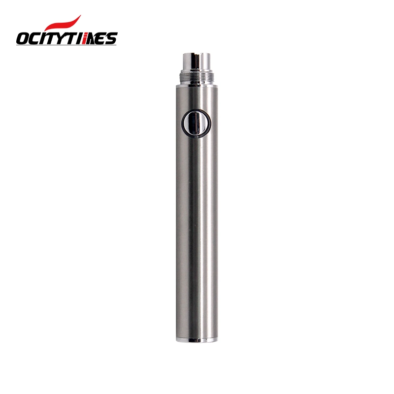 OEM Tension réglable de préchauffage jetables de gros Vape Pen Mod 510 pile bouton de filetage de la cartouche