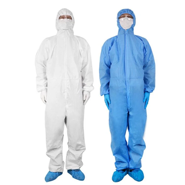 Disposable Chemical Working Protective Coveralls Safety Coveralls 50GSM