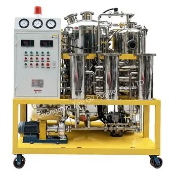 Separate Gas and Water Waste Oil Recycling Vacuum Oil Purifier System