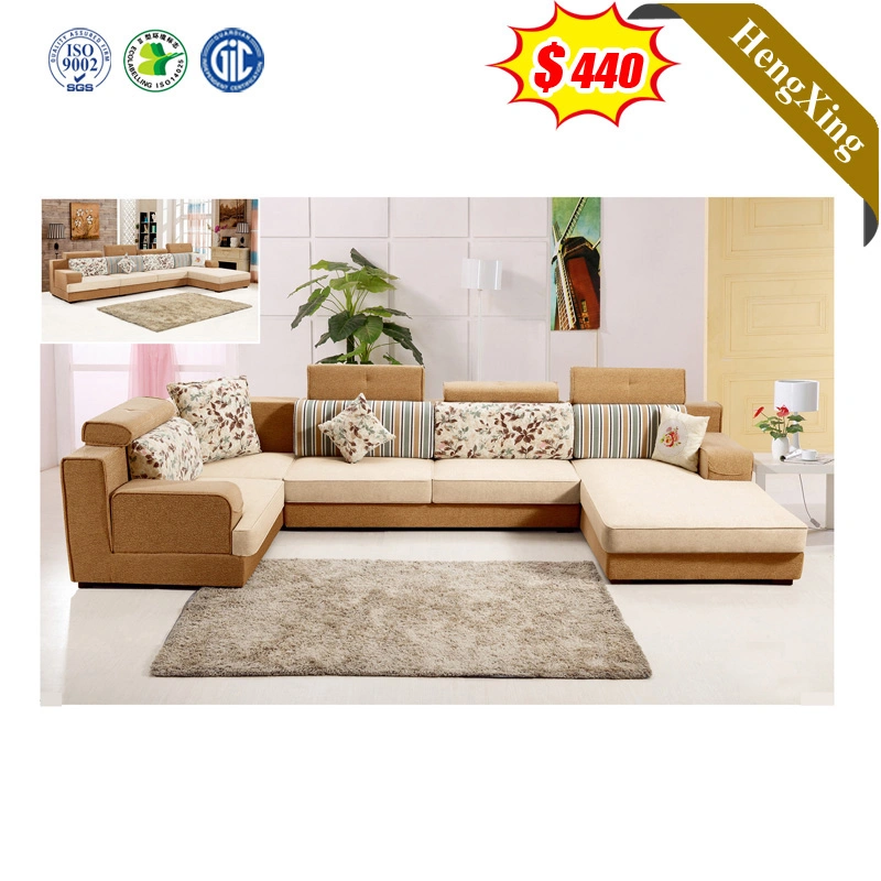 Comfortable Modern Furniture Dark Gray L Shape Sofa Bed Recliner Sofa Fabric Sofa Set for Living Room