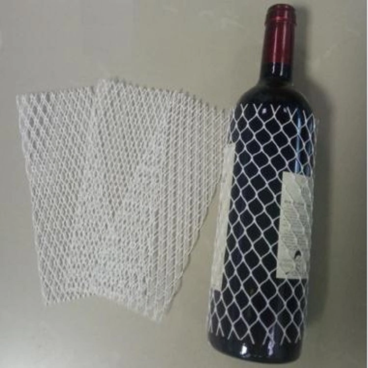 Funda de embalaje malla protectora para botellas de vino malla, malla protectora para botellas de vino