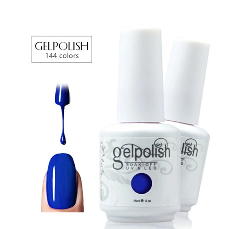 Etiquetas de marca OEM Mayorista/Proveedor profesional Esmalte de gel de remojo de 15 ml Esmalte de uñas de gel UV con muchos colores Belleza de uñas