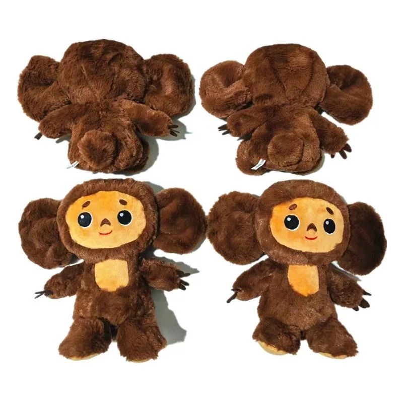 Jouet singe unisexe neuf pour enfants Produit personnalisé Ventes chaudes Animaux en peluche de haute qualité et bon marché Cheburashka Singe en peluche.