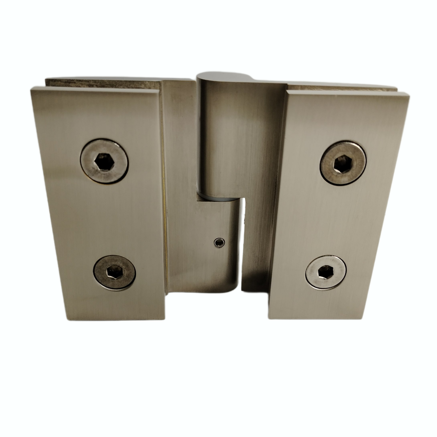 Heavy Duty Wall Mount Bathroom Shower Screen Glass Bracket Hardware Brass Square Corner Clip Glass Clamp