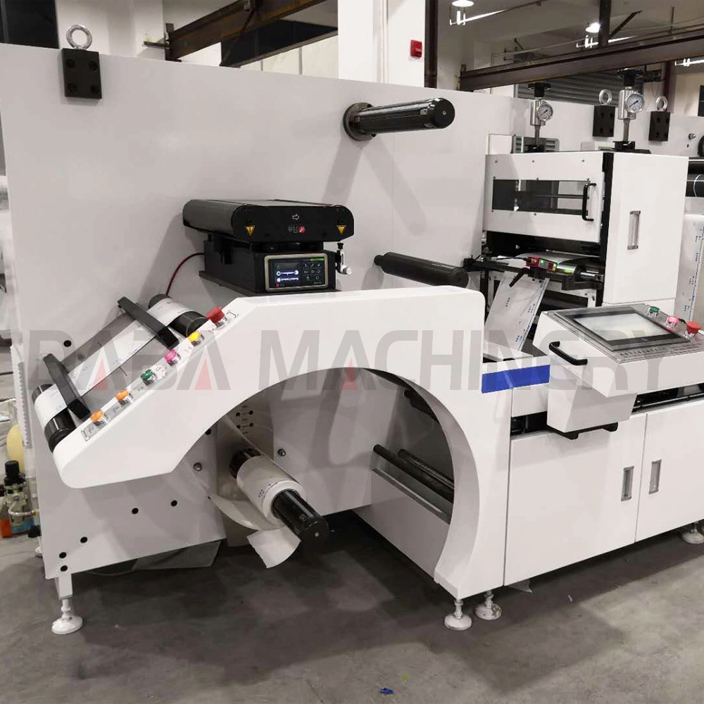 Rotary Intermittent Flexo Printing Die Cutting Slitting Rewinding Machine