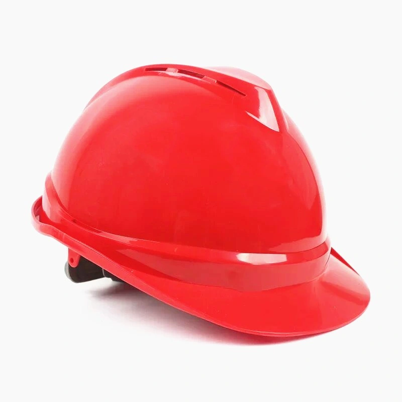 HDPE Materials V Type Safety Helmet with Vent in Guagzhou