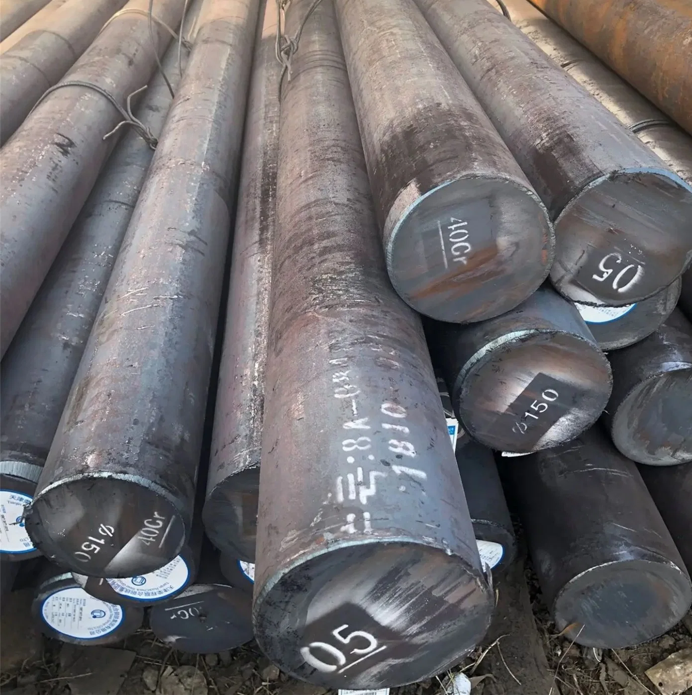 SAE1020 S20c 4140 40cr 42CrMo Hot Rolled Forged Steel Round Bar