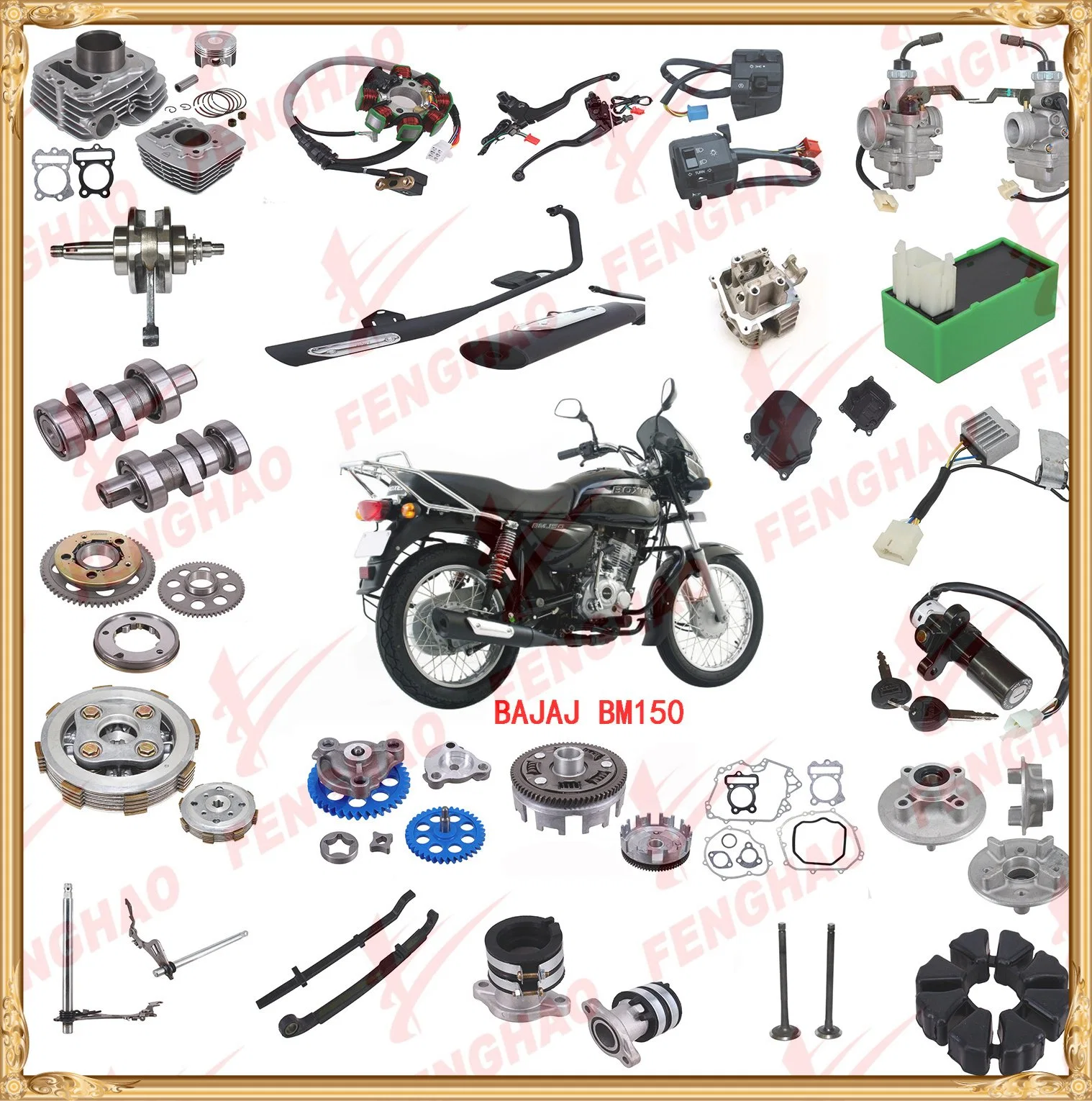 عمود توجيه قطع غيار الدراجات النارية الجديدة YAMAHA 3kj-50/Ybr125/Jy110